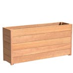 Hardhouten plantenbak Sevilla 150x40x71,3cm - Met bodem, Tuin en Terras, 100 cm of meer, Nieuw, 60 cm of meer, Rechthoekig