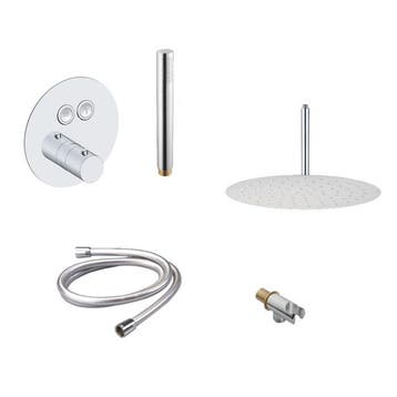 Sani Royal Inbouw Regendouche Chroom messing Rond, Nieuw