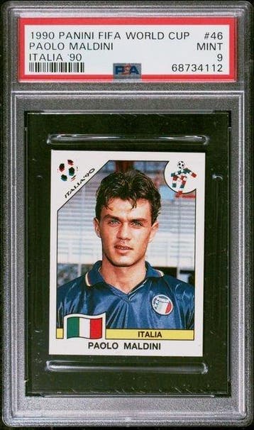 Panini 1990 Panini World Cup Italia 90 #46 Paolo Maldini -, Nieuw