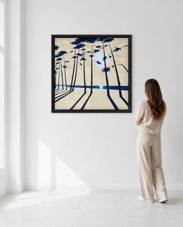 frederic Cadiou (1980) - Cap Coz indigo XL 100x100