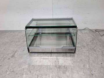 Opzet koelvitrine Gekoelde vitrine 69 cm 118 liter 230V, Ophalen of Verzenden, Nieuw in verpakking