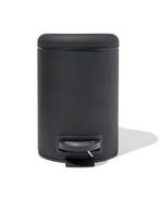 HEMA Pedaalemmer 3L zwart, Huis en Inrichting, Woonaccessoires | Prullenbakken, Verzenden, Nieuw