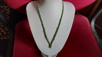 Oud-Romeins, Keizerrijk Glas Romeinse glazen kralen ketting,