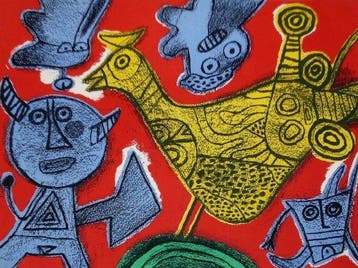 Corneille (1922-2010) - Le diable et loiseau