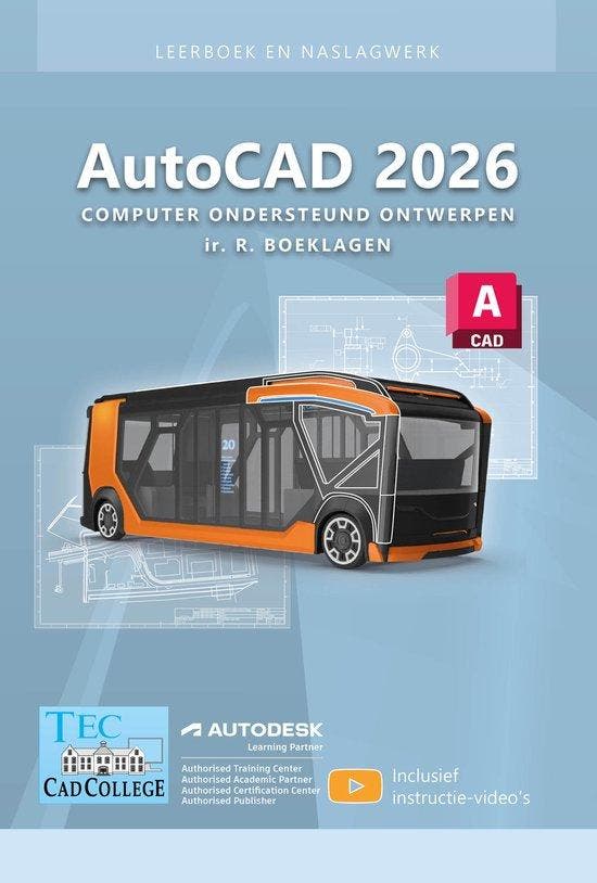9789492250773 AutoCAD 2026 R. Boeklagen, Boeken, Studieboeken en Cursussen, Nieuw, Verzenden