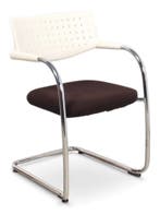 Vitra Visavis stoel, bruin-wit, Huis en Inrichting, Stoelen, Ophalen of Verzenden, Gebruikt, Overige kleuren