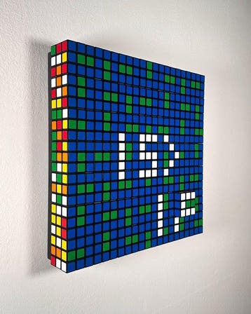 Giovanni Contardi (1994) - Rubiks Cube Mosaic - IS > IF