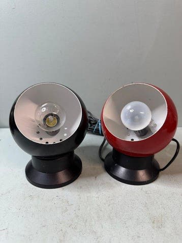 Abo Randers - Tafellamp (2) - Vintage Deens design space age, Antiek en Kunst