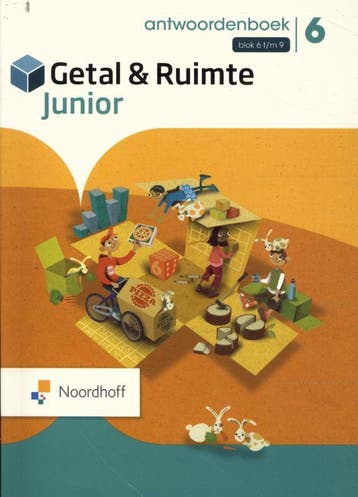 Getal  Ruimte Junior Groep 6 blok 6 tm 9 Antwo 9789001020040, Boeken, Techniek, Zo goed als nieuw