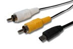 AV-Kabel J1100E010 (12-Pin naar RCA Composite) voor Casio Ex, Verzenden, Nieuw