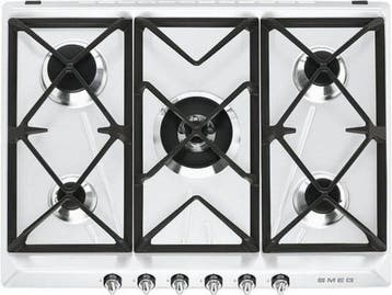 Smeg SR975BGH - Gaskookplaat - 5 zones - Wit, Verzenden, Zo goed als nieuw