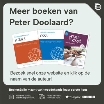Handboek HTML5 & CSS3 / Handboeken - Peter Doolaard, Verzenden, Gelezen, Peter Doolaard