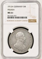 Duitsland, keizerrijk Wilhelm II. 5 Mark 1913 - NGC MS61