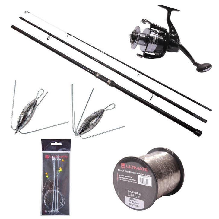 Ultimate Beach Stalker Set 4.20m (100-250g), Watersport en Boten, Hengelsport | Algemeen, Nieuw, Verzenden