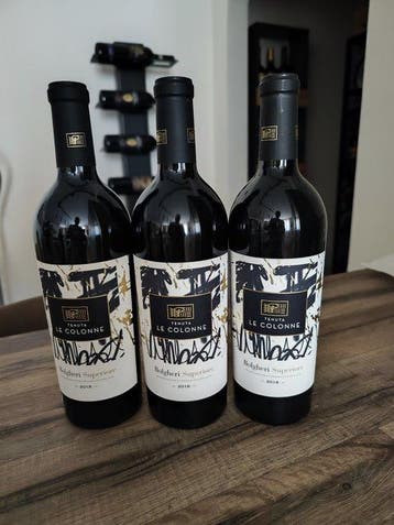 2018 Tenuta Le Colonne - Bolgheri Superiore - 3 Flessen, Nieuw