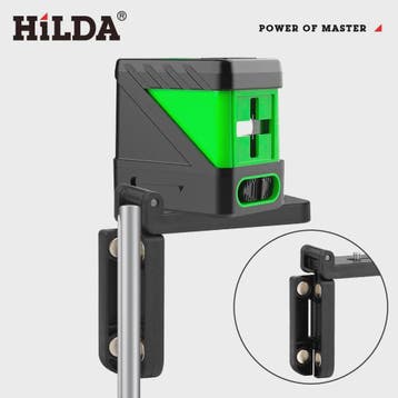 HILDA Mini Laser Level Muurbeugel met 180° Verstelbaarheid e, Verzenden, Nieuw