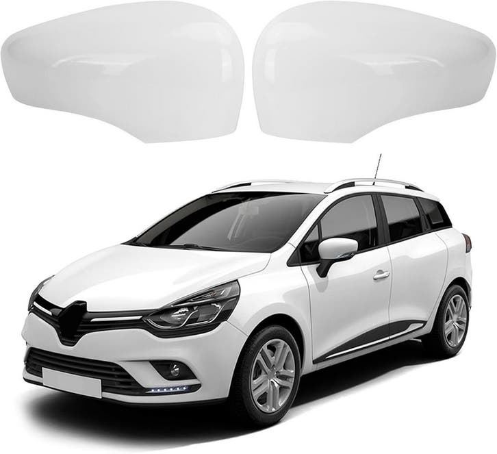 Renault Clio 4 Spiegelkappen Wit - Retourdeal 29% Korting, Auto-onderdelen, Spiegels, ARN erkend, Nieuw, Herkomst onderdeel bekend