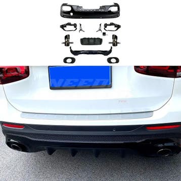 Diffuser With Black Exhaust Tips Voor Mercedes GLB X247 AMG, Ophalen of Verzenden, Nieuw