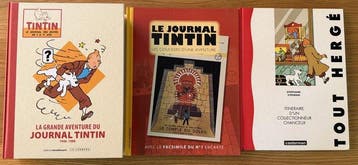 Tintin - Hergé - Ensemble de 3 albums - Eerste druk -, Boeken, Nieuw