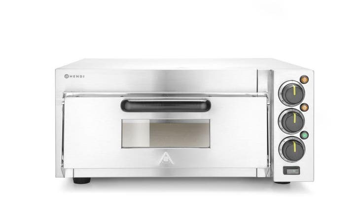 Hendi Pizzaoven | Vuursteen Kamervloer | Ø39 cm | 50-350°C |, Zakelijke goederen, Horeca | Keukenapparatuur, Nieuw in verpakking