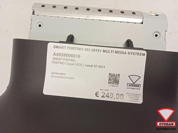 Smart Fortwo 453 2015+ Multi Media Systeem A4539006010, Ophalen, Gebruikt, Smart