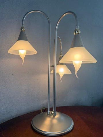 wofi leuchten combi - Tafellamp - Metaal, Glas - lamp met