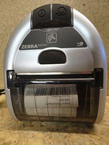 Set of 4 Zebra iMZ320 WIFI 802.11b/g Portable Label Printer, Ophalen of Verzenden, Gebruikt, Zebra