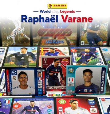 Panini - Raphaël Varane - 24x Stickers & Cards - Real Madrid, Nieuw