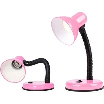 LED Bureaulamp - Velvin Brin - E27 Fitting - Aan/Uit, Ophalen of Verzenden, Nieuw, Metaal, Overige fittingen