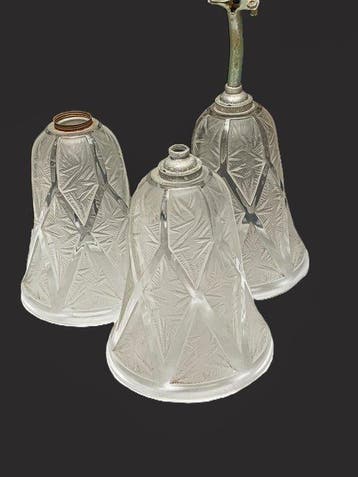 HANOTS - Lamp (3) - geperst, gegoten - tulpvormige