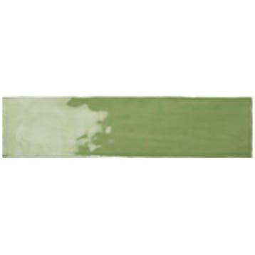 Sottocer Harmony Wandtegel - 75x300 mm - Hoogglans Groen, Ophalen of Verzenden, Nieuw