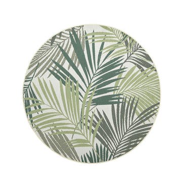 Garden Impressions Buitenkleed Naturalis palm leaf Ø160 cm, Tuin en Terras, Verzenden, Nieuw