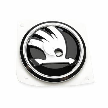 Škoda Superb 2 (3T) logo - zwart, Ophalen of Verzenden, Nieuw, Skoda