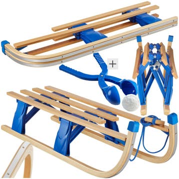 Houten slee Jeffrey, Kinderen en Baby's, Verzenden, Nieuw