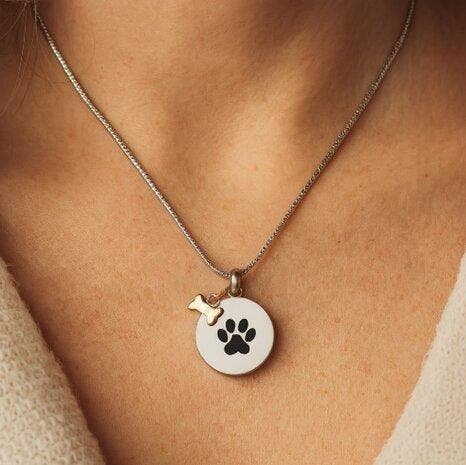 Uw hond overleden? Ashanger Rond pootje met botje, Dieren en Toebehoren, Overige Dieren-accessoires, Nieuw