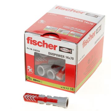OUTLET Fischer plug Duopower 14x70mm, Ophalen of Verzenden, Nieuw