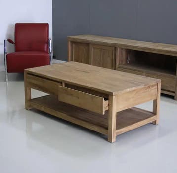 Salontafel 130x70cm Corona, Ophalen of Verzenden, Nieuw