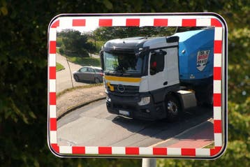 Verkeersspiegel met reflectoren UNI - SIG - Acryl - Binnen &, Verzenden