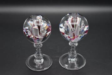 Presse-papier (2) - Porte perruques - Glas