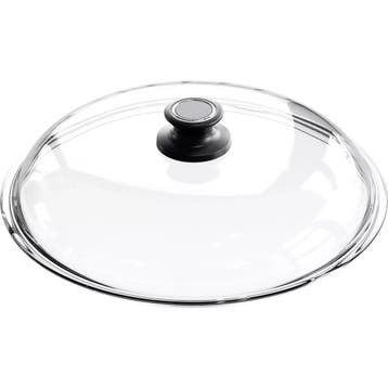 AMT Gastroguss Glazen deksel – Ø 32 cm – Hittebestendig, Ophalen of Verzenden, Nieuw, Glas, Overige typen