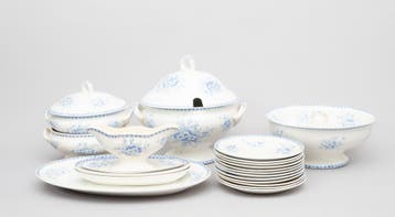 48-delig servies, Société Céramique, model Anna Déposé