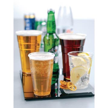 eGreen kunststof disposable bierbeker 590ml tot vulstreep, Verzenden, Nieuw