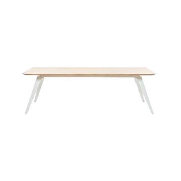 Dining Table Fold By Bas Vellekoop For Puik Design, White, 50 tot 100 cm, Ophalen of Verzenden, Zo goed als nieuw, 200 cm of meer