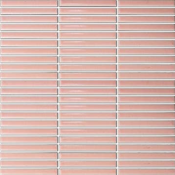 Wand Mozaïek Tegels Kitkat Factory Keramiek Roze Glans -..., Nieuw, Ophalen of Verzenden, 20 tot 40 cm, 10 m² of meer