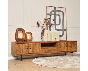 Tv meubel Brandy | 220 cm, Ophalen of Verzenden, Nieuw