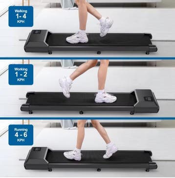 Opvouwbare 2-in-1 Loopband – 2,2 PK Motor, Stil en Draagbaar, Verzenden, Nieuw