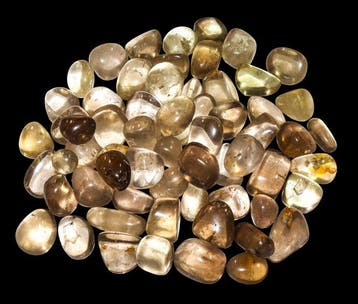 3 kg Natuurlijke rookkwarts getrommelde stenen - Madagaskar