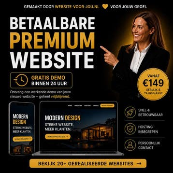 Website laten maken? (Eerst gratis persoonlijk demo concept), Webdesign