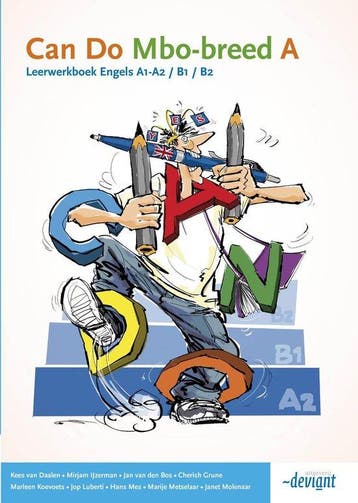 9789491699375 Can Do Mbo-breed A Engels A2/B1/B2 Leerwerk..., Boeken, Verzenden, Zo goed als nieuw, Kees van Daalen