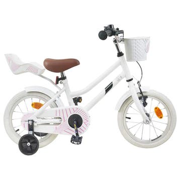 vidaXL Kinderfiets 16 Inch voor 4-6 jaar oud Wit, Fietsen en Brommers, Verzenden, Nieuw